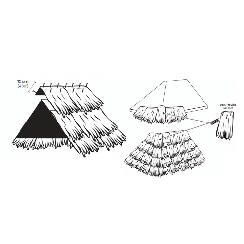 Schéma d'installation de toiture synthétique, étape #3 - Boutique Palmex