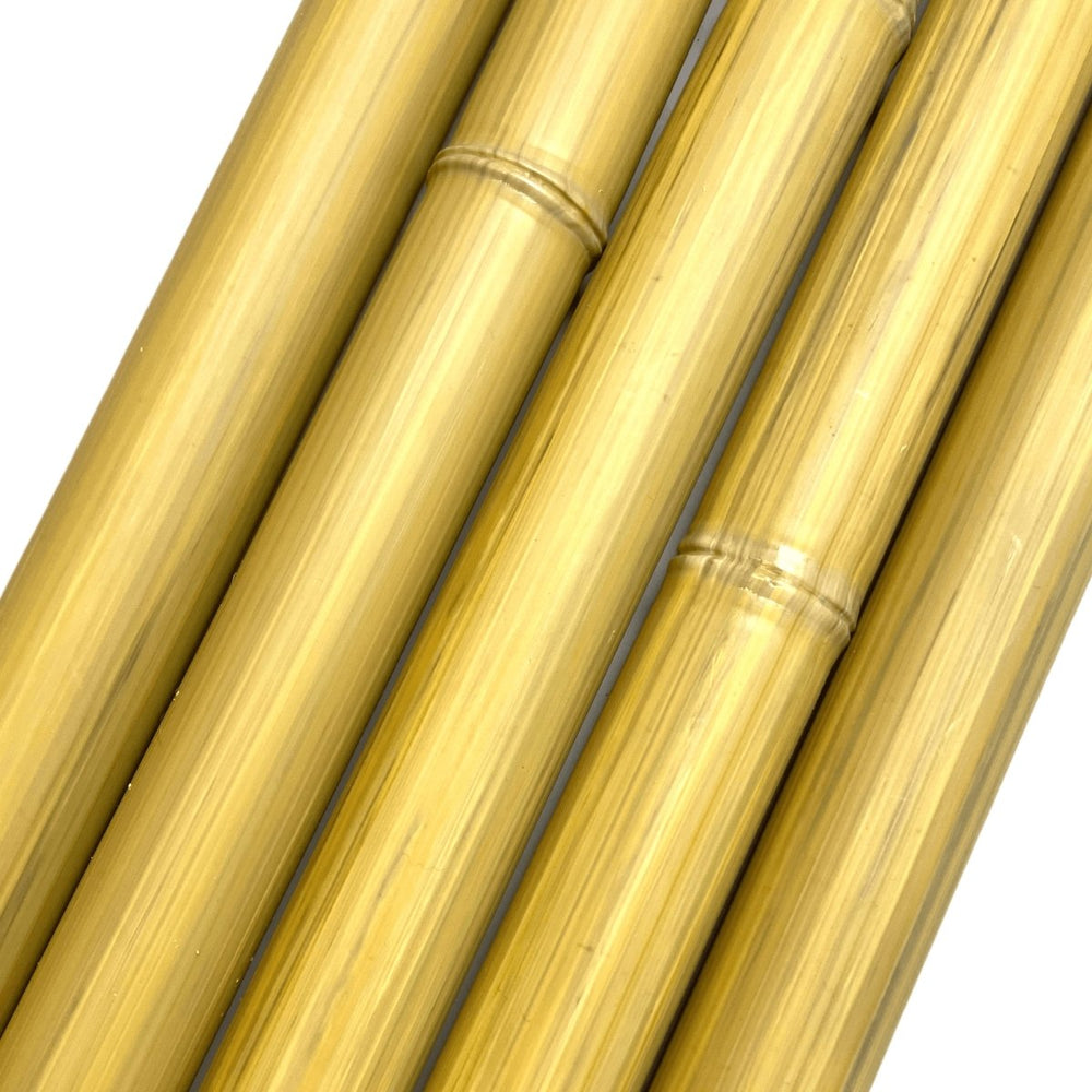 Ensemble de morceaux de bambou synthétiques au diamètre de 50 mm de couleur naturelle - BoutiquePalmex