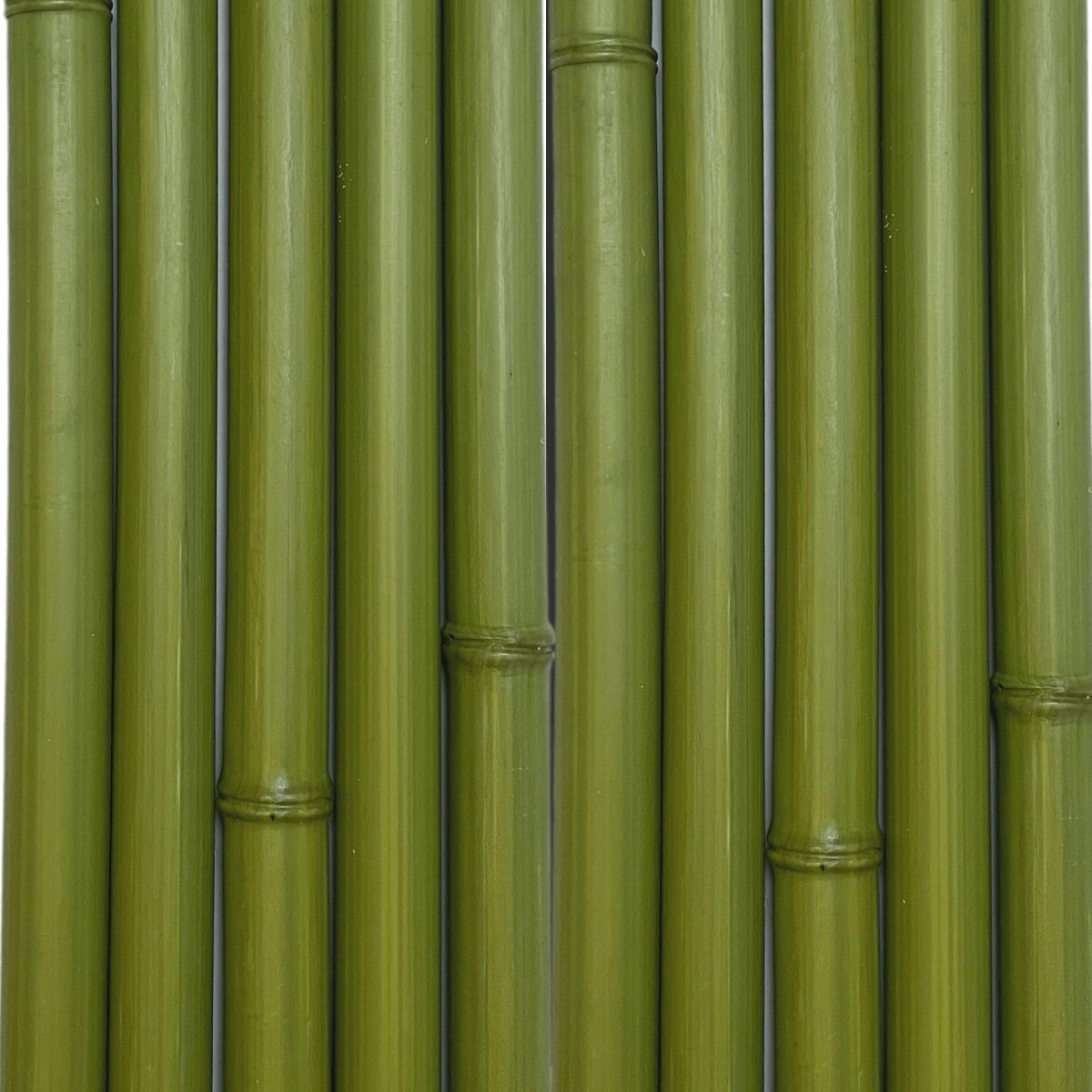 Ensemble de morceaux de bambou synthétiques au diamètre de 32 mm de couleur verte - Boutique Palmex
