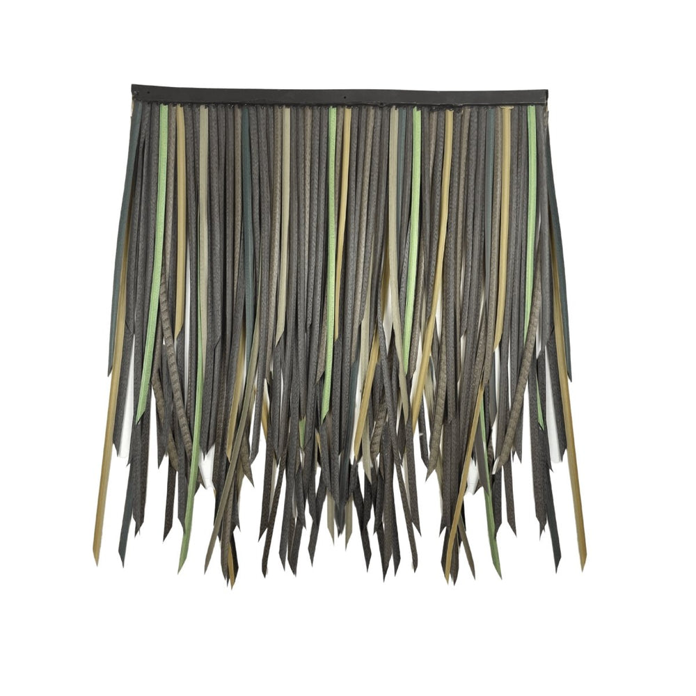 Ensemble de toiture artificielle tropicale Sumatra brun, jaune et vert - BoutiquePalmex