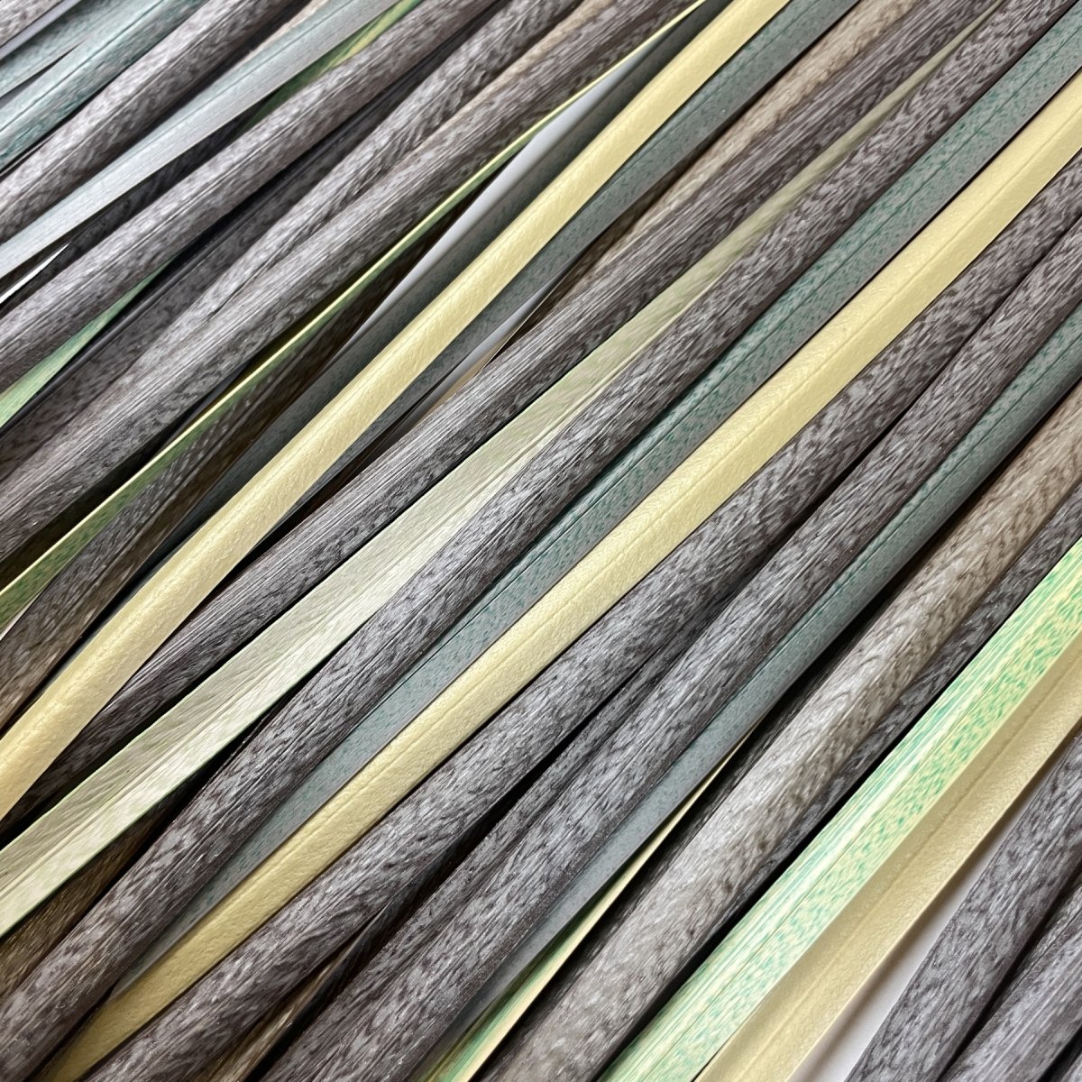 Ensemble de toiture artificielle tropicale Sumatra brun, jaune et vert - BoutiquePalmex