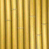 Ensemble de morceaux de bambou synthétiques au diamètre de 50 mm de couleur naturelle - BoutiquePalmex