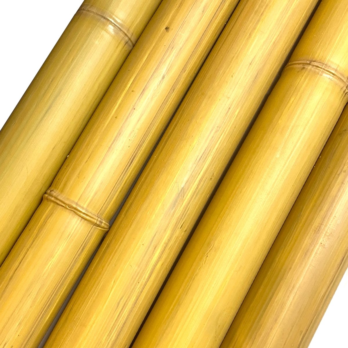 Ensemble de morceaux de bambou synthétiques au diamètre de 75 mm de couleur naturelle - BoutiquePalmex