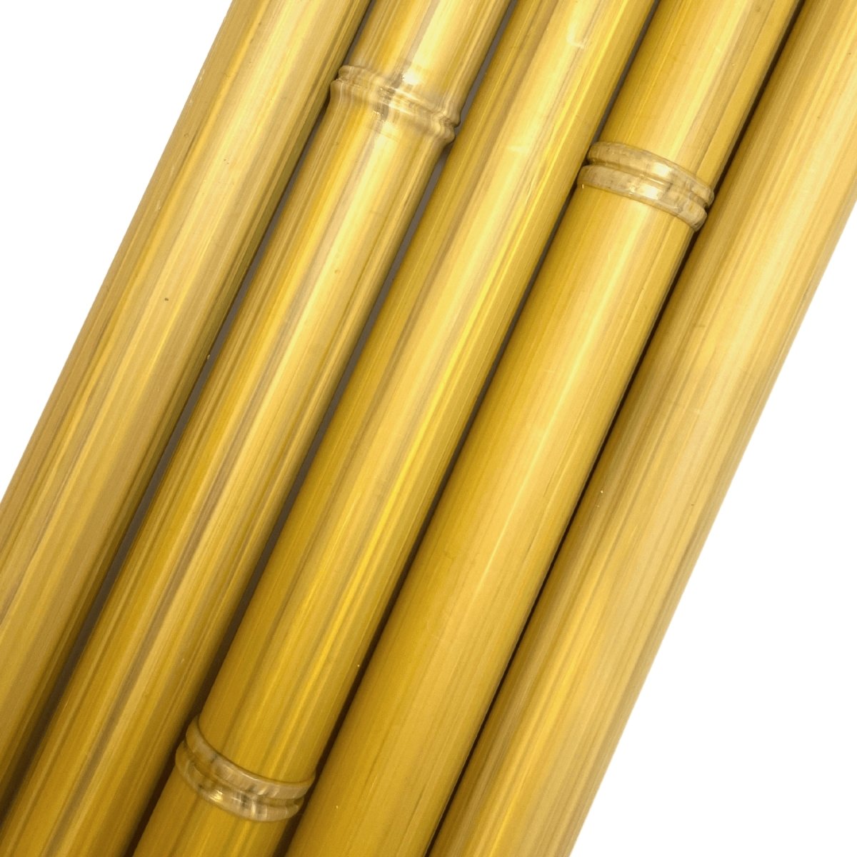 Ensemble de morceaux de bambou synthétiques au diamètre de 32 mm de couleur naturelle - BoutiquePalmex