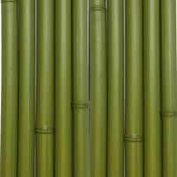 Ensemble de morceaux de bambou synthétiques au diamètre de 32 mm de couleur verte - Boutique Palmex